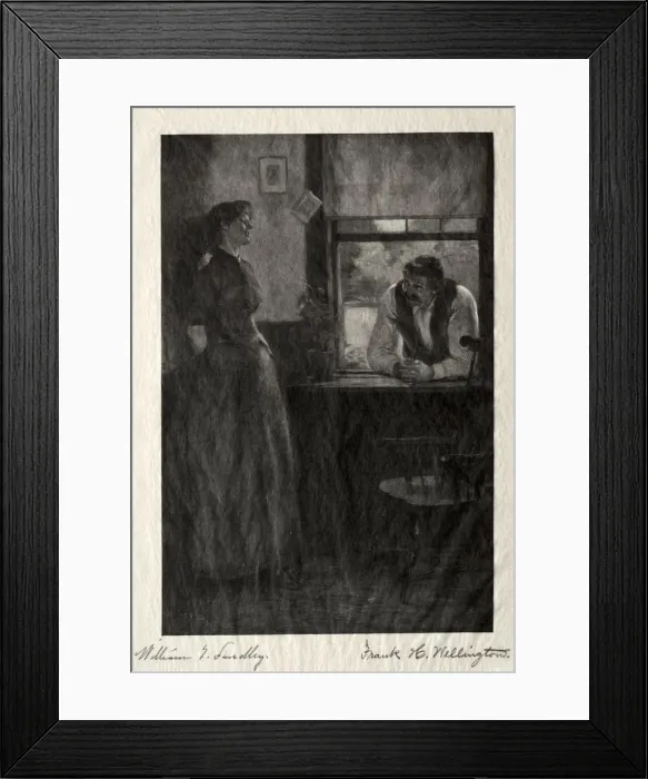 Framed Print : One Day in June, 1887. Creator: Frank H. Wellington (American, 1858-1911)