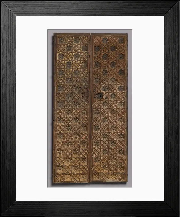 Framed Print : Pair of Doors, early 1400s. Creator: Unknown Framed Print : Pair of Doors, early 1400s. Creator: Unknown