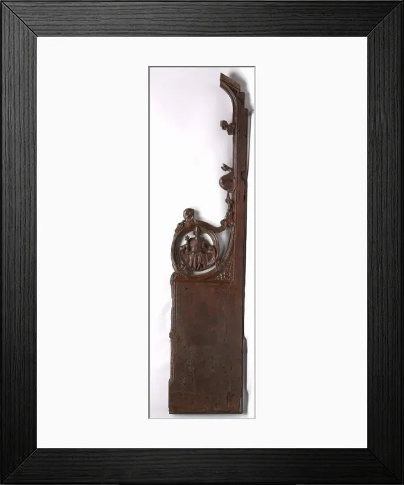 Framed Print : Panel from a Choir Stall, c. 1330-1340. Creator: Unknown Framed Print : Panel from a Choir Stall, c. 1330-1340. Creator: Unknown