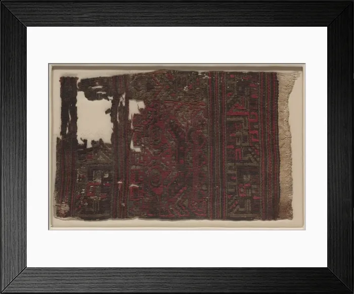 Framed Print : Panel from the End of a Sash, 700 BC-1. Creator: Unknown Framed Print : Panel from the End of a Sash, 700 BC-1. Creator: Unknown
