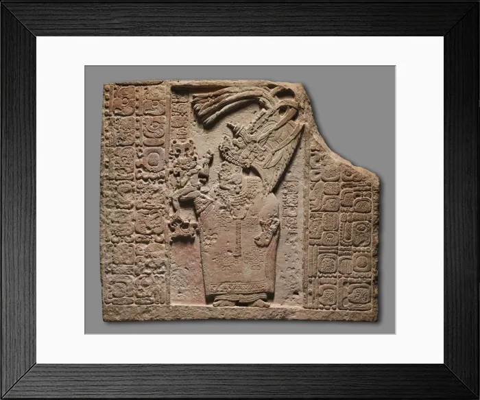 Framed Print : Panel with Royal Woman, c. 795. Creator: Unknown Framed Print : Panel with Royal Woman, c. 795. Creator: Unknown