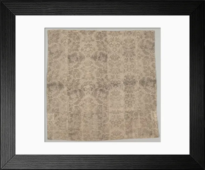 Framed Print : Panel, early 1700s. Creator: Unknown Framed Print : Panel, early 1700s. Creator: Unknown