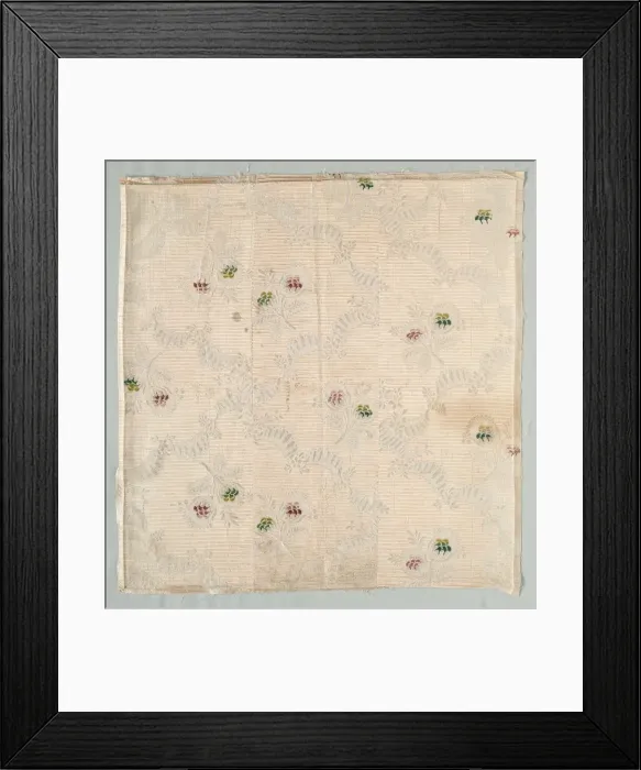 Framed Print : Panel, mid 1700s. Creator: Unknown Framed Print : Panel, mid 1700s. Creator: Unknown