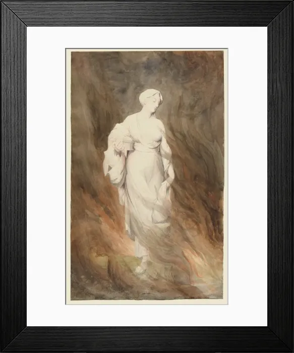 Framed Print : Lots Wife. Creator: Alfred George Stevens (British, 1817-1875) Framed Print : Lots Wife. Creator: Alfred George Stevens (British, 1817-1875)