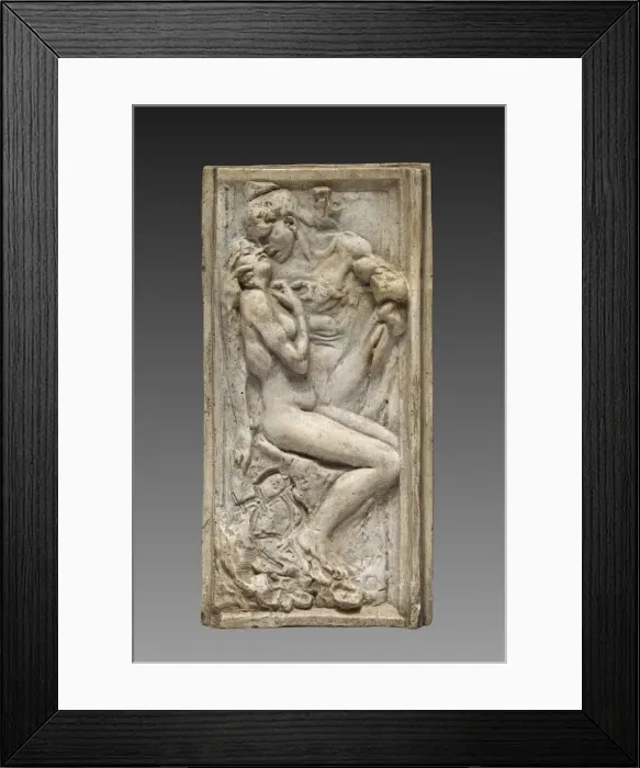 Framed Print : Lovers (Les amants), c. 1880 - 1885 (original model). Creator: Auguste Rodin (French, 1840-1917) Framed Print : Lovers (Les amants), c. 1880 - 1885 (original model). Creator: Auguste Rodin (French, 1840-1917)