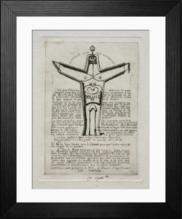 Framed Print : Lunar Law, 1866. Creator: Charles Meryon (French, 1821-1868) Framed Print : Lunar Law, 1866. Creator: Charles Meryon (French, 1821-1868)
