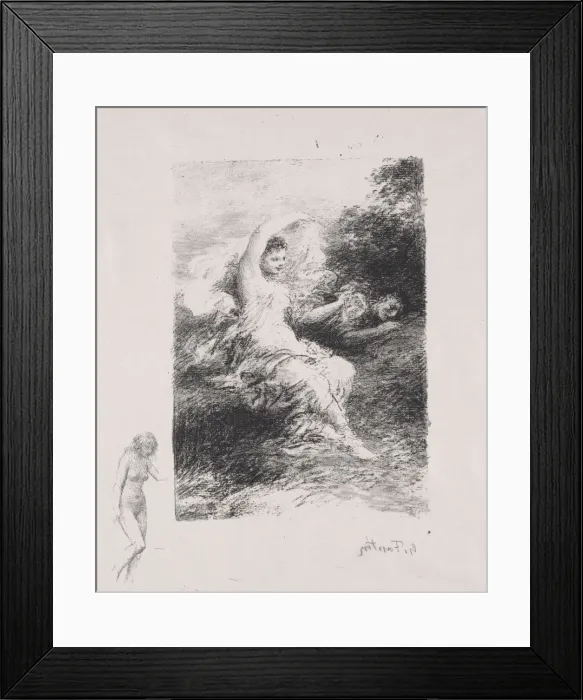 Framed Print : Lyde. Creator: Henri Fantin-Latour (French, 1836-1904) Framed Print : Lyde. Creator: Henri Fantin-Latour (French, 1836-1904)