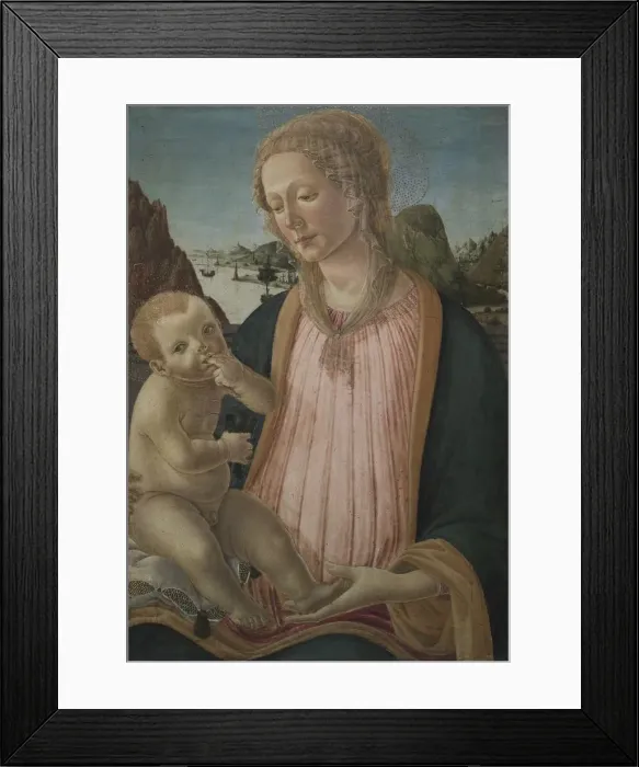 Framed Print : Madonna and Child, c. 1475-1480. Creator: Francesco Botticini (Italian, c. 1446-1497) Framed Print : Madonna and Child, c. 1475-1480. Creator: Francesco Botticini (Italian, c. 1446-1497)