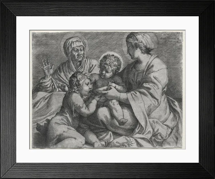 Framed Print : Madonna with the Bowl, 1606. Creator: Annibale Carracci (Italian, c. 1560-1609) Framed Print : Madonna with the Bowl, 1606. Creator: Annibale Carracci (Italian, c. 1560-1609)