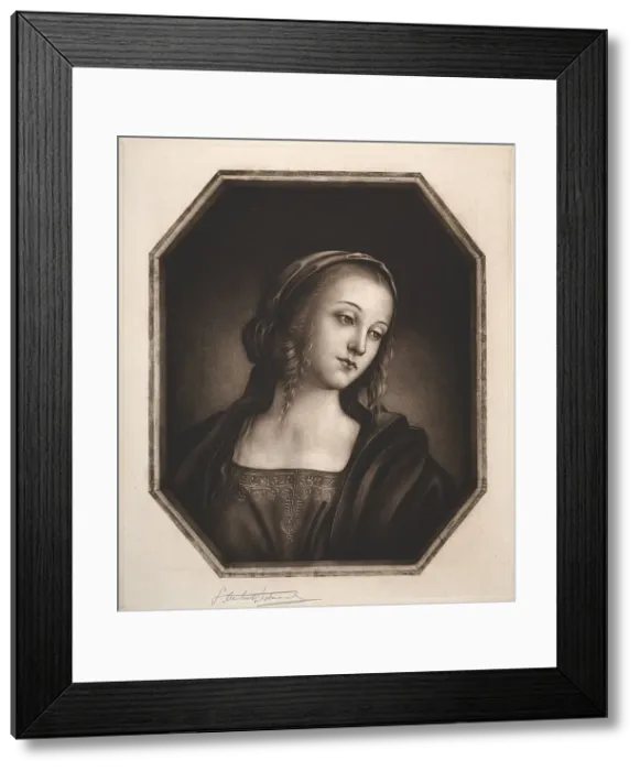 Framed Print : Madonna, 19th-20th century. Creator: Samuel Arlent-Edwards (American, 1862-1938) Framed Print : Madonna, 19th-20th century. Creator: Samuel Arlent-Edwards (American, 1862-1938)