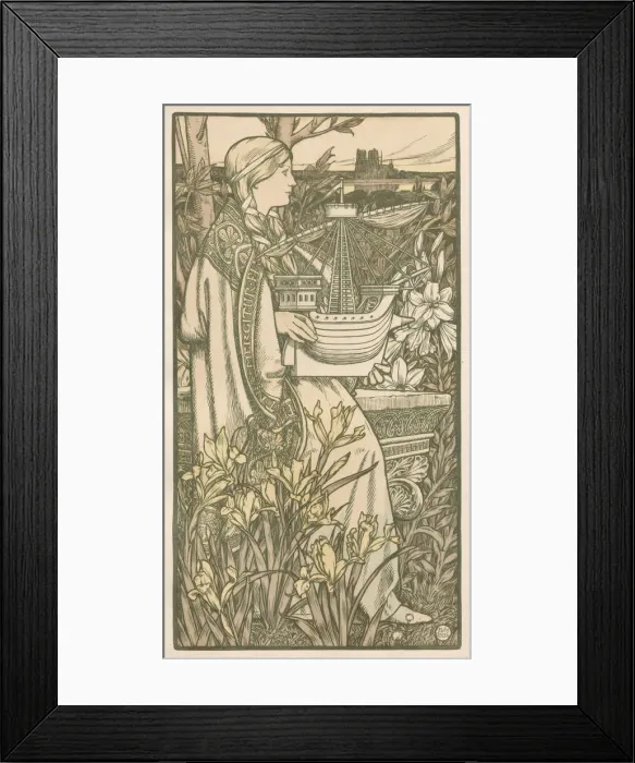 Framed Print : Lutece, 1898. Creator: Adolphe Giraldon (French, 1855-1933); Imprimerie Champenois Framed Print : Lutece, 1898. Creator: Adolphe Giraldon (French, 1855-1933); Imprimerie Champenois