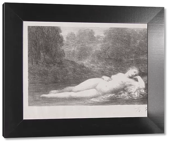 Lying in the Water, 1903. Creator: Henri Fantin-Latour (French, 1836-1904)