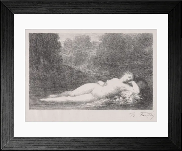 Framed Print : Lying in the Water, 1903. Creator: Henri Fantin-Latour (French, 1836-1904) Framed Print : Lying in the Water, 1903. Creator: Henri Fantin-Latour (French, 1836-1904)