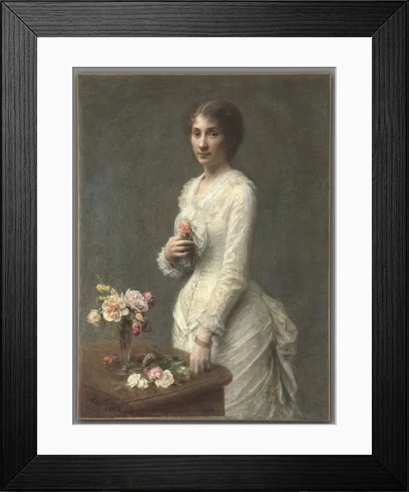 Framed Print : Madame Lerolle, 1882. Creator: Henri Fantin-Latour (French, 1836-1904) Framed Print : Madame Lerolle, 1882. Creator: Henri Fantin-Latour (French, 1836-1904)