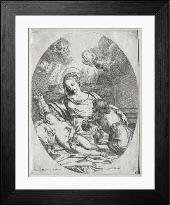 Framed Print : Madonna and Child with the Magdalen. Creator: Carlo Maratti (Italian, 1625-1713) Framed Print : Madonna and Child with the Magdalen. Creator: Carlo Maratti (Italian, 1625-1713)