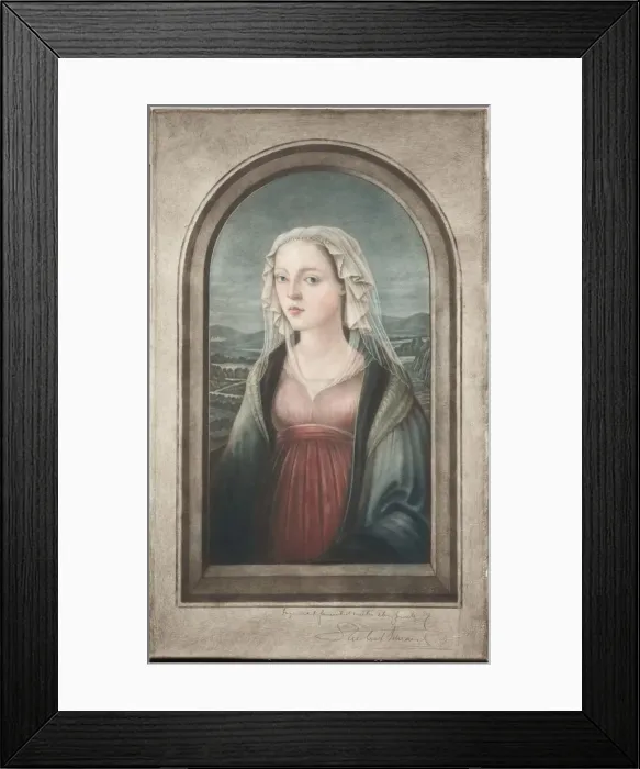 Framed Print : Madonna, 19th-20th century. Creator: Samuel Arlent-Edwards (American, 1862-1938) Framed Print : Madonna, 19th-20th century. Creator: Samuel Arlent-Edwards (American, 1862-1938)