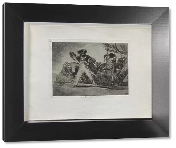 Disasters of War: Thats Tough, 1810-1820. Creator: Francisco de Goya (Spanish, 1746-1828)