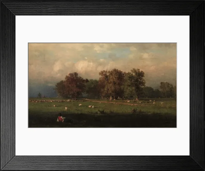 Framed Print : Durham, Connecticut, 1858. Creator: George Inness (American, 1825-1894) Framed Print : Durham, Connecticut, 1858. Creator: George Inness (American, 1825-1894)