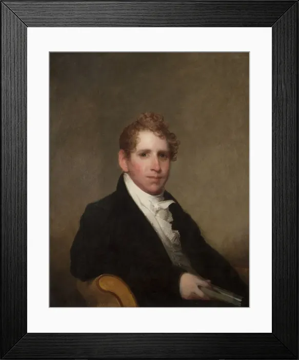 Framed Print : Dr. James Stuart; Mary Campbell Stuart, c. 1815. Creator: Gilbert Stuart (American, 1755-1828) Framed Print : Dr. James Stuart; Mary Campbell Stuart, c. 1815. Creator: Gilbert Stuart (American, 1755-1828)