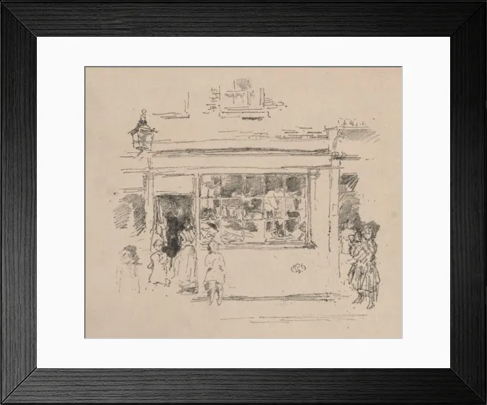 Framed Print : Drury Lane Rags, 1888. Creator: James McNeill Whistler (American, 1834-1903) Framed Print : Drury Lane Rags, 1888. Creator: James McNeill Whistler (American, 1834-1903)