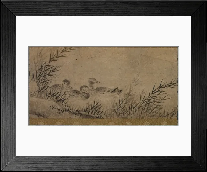 Framed Print : Ducks and Reeds, 17th century. Creator: Unknown Framed Print : Ducks and Reeds, 17th century. Creator: Unknown