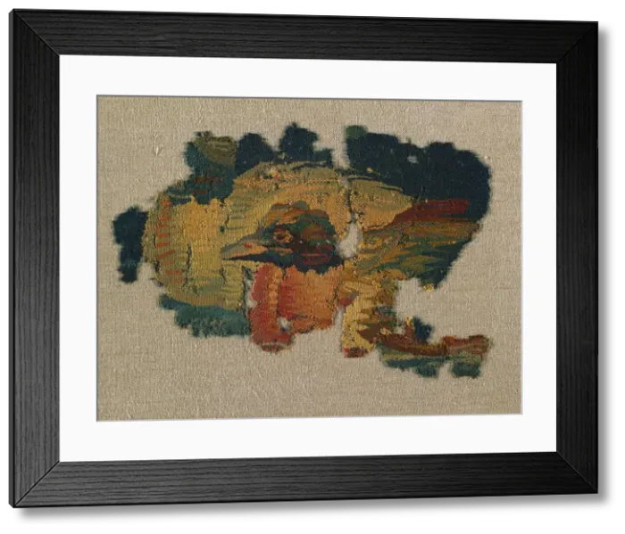 Framed Print : Ducks Head from a Large Curtain, 200s. Creator: Unknown Framed Print : Ducks Head from a Large Curtain, 200s. Creator: Unknown