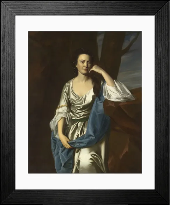 Framed Print : Catherine Greene, 1769. Creator: John Singleton Copley (American, 1738-1815) Framed Print : Catherine Greene, 1769. Creator: John Singleton Copley (American, 1738-1815)