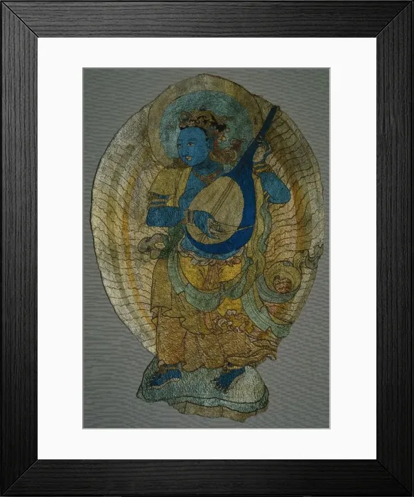 Framed Print : Celestial Musician, 1300s. Creator: Unknown Framed Print : Celestial Musician, 1300s. Creator: Unknown