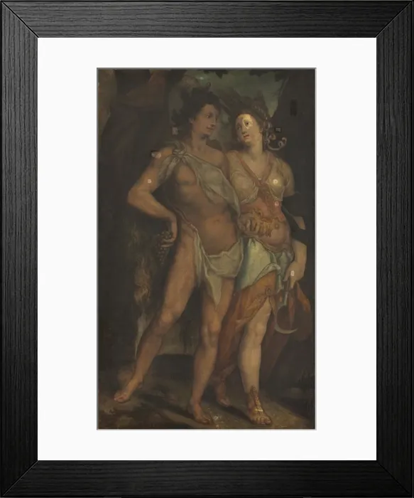 Framed Print : Ceres and Bacchus, 1600s. Creator: Unknown Framed Print : Ceres and Bacchus, 1600s. Creator: Unknown