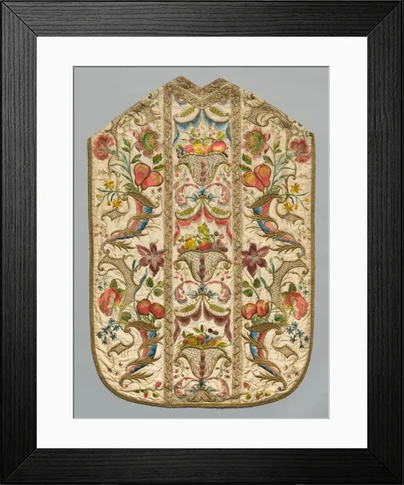 Framed Print : Chasuble, 1700s. Creator: Unknown Framed Print : Chasuble, 1700s. Creator: Unknown