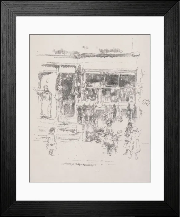 Framed Print : Chelsea Rags, 1888. Creator: James McNeill Whistler (American, 1834-1903) Framed Print : Chelsea Rags, 1888. Creator: James McNeill Whistler (American, 1834-1903)