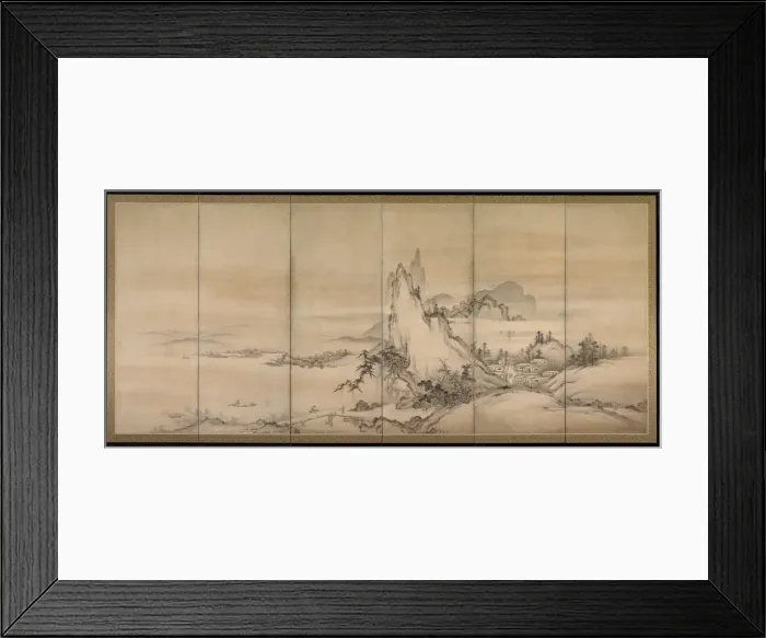 Framed Print : Chinese Landscape, 1500s. Creator: Unknown Framed Print : Chinese Landscape, 1500s. Creator: Unknown