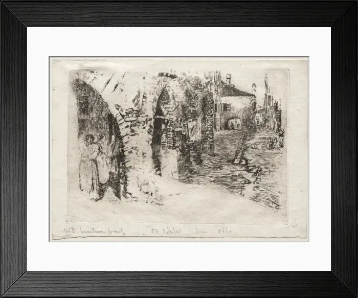 Framed Print : Chioggia, 1880. Creator: Otto H. Bacher (American, 1856-1909) Framed Print : Chioggia, 1880. Creator: Otto H. Bacher (American, 1856-1909)