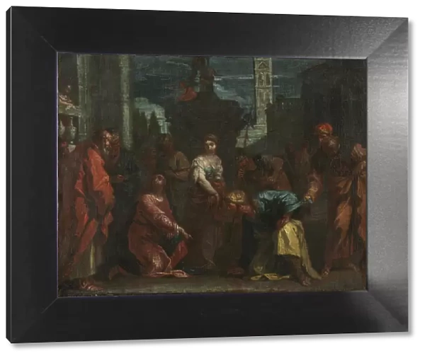 Christ and the Woman Taken in Adultery, mid 1700s. Creator: Sebastiano Ricci (Italian