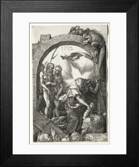 Framed Print : Christ in Limbo, 1512. Creator: Albrecht Dürer (German, 1471-1528) Framed Print : Christ in Limbo, 1512. Creator: Albrecht Dürer (German, 1471-1528)