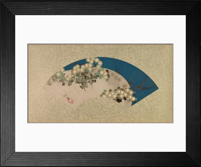 Framed Print : Chrysanthemums by the Water, 1761-1828. Creator: Sakai Hoitsu (Japanese, 1761-1828) Framed Print : Chrysanthemums by the Water, 1761-1828. Creator: Sakai Hoitsu (Japanese, 1761-1828)