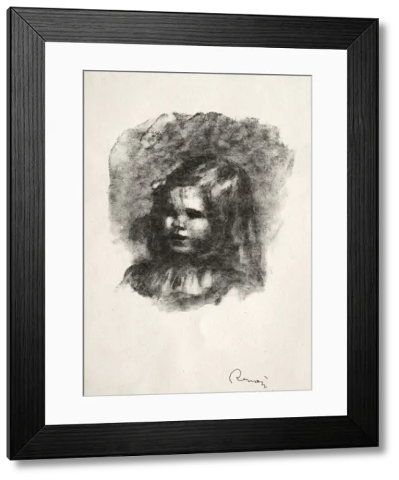 Framed Print : Claude Renoir, tourne a gauche. Creator: Pierre-Auguste Renoir (French, 1841-1919) Framed Print : Claude Renoir, tourne a gauche. Creator: Pierre-Auguste Renoir (French, 1841-1919)