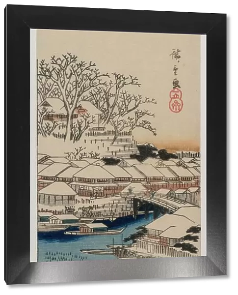 Clear Weather after Snow at Matsuchiyama... late 1830s or early 1840s. Creator: Ando Hiroshige (Japanese, 1797-1858)