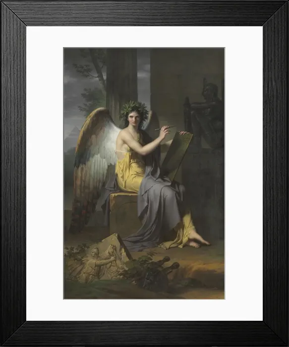 Framed Print : Clio, Muse of History, 1800. Creator: Charles Meynier (French, 1768-1832) Framed Print : Clio, Muse of History, 1800. Creator: Charles Meynier (French, 1768-1832)