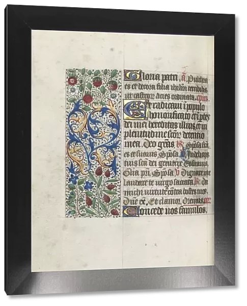 Book of Hours (Use of Rouen): fol. 69v, c. 1470. Creator: Master of the Geneva Latini (French