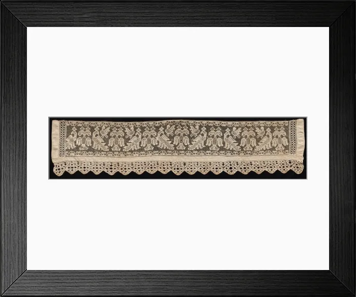 Framed Print : Border with Crowned and Double-Headed Birds, 18th-19th century. Creator: Unknown Framed Print : Border with Crowned and Double-Headed Birds, 18th-19th century. Creator: Unknown