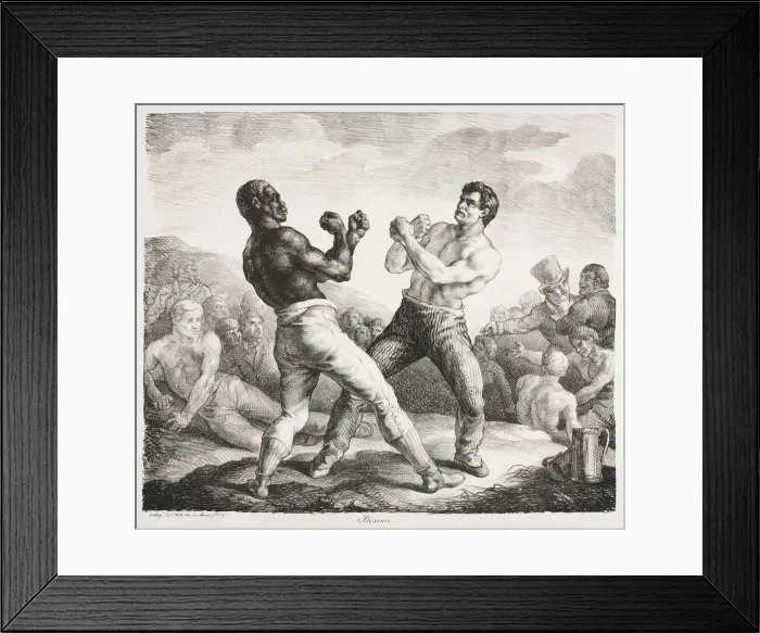Framed Print : Boxers, 1818. Creator: Theodore Gericault (French, 1791-1824) Framed Print : Boxers, 1818. Creator: Theodore Gericault (French, 1791-1824)