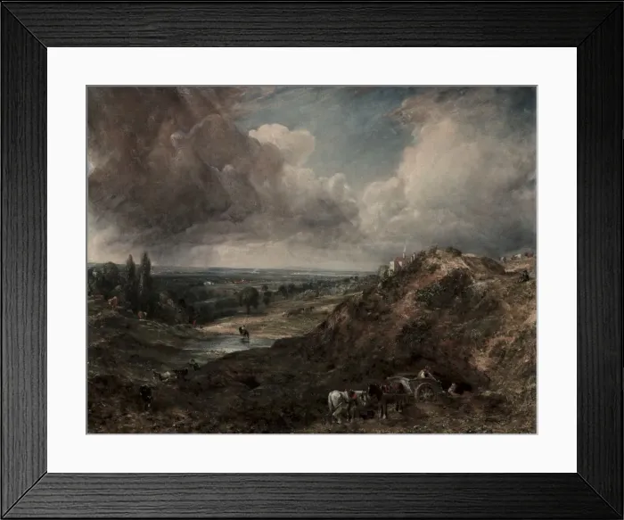Framed Print : Branch Hill Pond, Hampstead, 1828. Creator: John Constable (British, 1776-1837) Framed Print : Branch Hill Pond, Hampstead, 1828. Creator: John Constable (British, 1776-1837)
