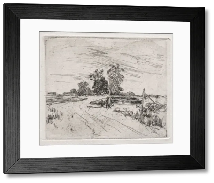 Framed Print : Branchville, Connecticut. Creator: John Henry Twachtman (American, 1853-1902) Framed Print : Branchville, Connecticut. Creator: John Henry Twachtman (American, 1853-1902)