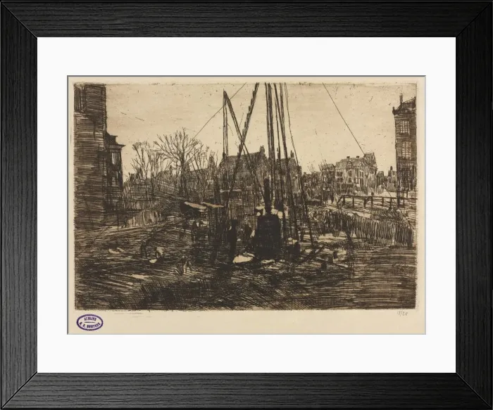 Framed Print : Building Site, Amsterdam. Creator: George Hendrik Breitner (Dutch, 1857-1923) Framed Print : Building Site, Amsterdam. Creator: George Hendrik Breitner (Dutch, 1857-1923)