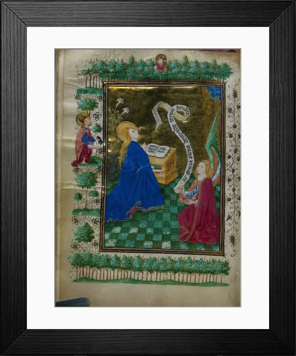 Framed Print : Book of Hours (Use of Utrecht), c. 1460-1465. Creator: Master of Gijsbrecht van Brederode Framed Print : Book of Hours (Use of Utrecht), c. 1460-1465. Creator: Master of Gijsbrecht van Brederode