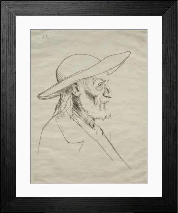 Framed Print : Breton Peasant. Creator: Alphonse Legros (French, 1837-1911) Framed Print : Breton Peasant. Creator: Alphonse Legros (French, 1837-1911)
