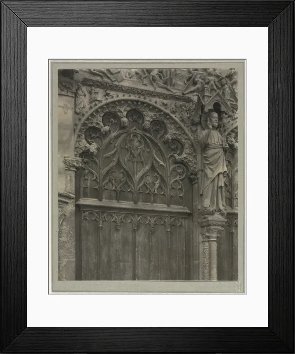 Framed Print : Bourges Cathedral: Crypt Under Nave, c. 1900. Creator: Frederick H. Evans (British, 1853-1943) Framed Print : Bourges Cathedral: Crypt Under Nave, c. 1900. Creator: Frederick H. Evans (British, 1853-1943)
