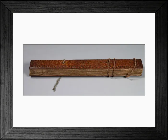 Framed Print : Buddhist Manuscript, c 1700. Creator: Unknown Framed Print : Buddhist Manuscript, c 1700. Creator: Unknown