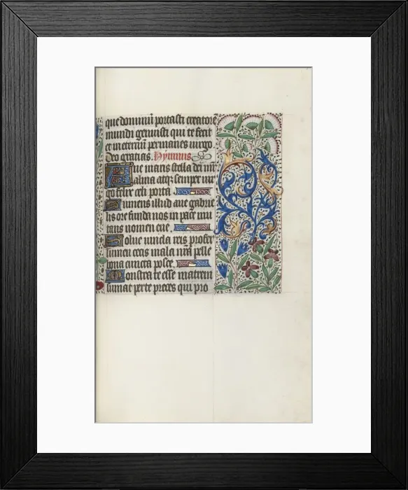Framed Print : Book of Hours (Use of Rouen): fol. 73r, c. 1470. Creator: Master of the Geneva Latini (French